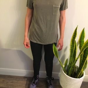 Soft & Sexy American Eagle Olive Green Tee shirt